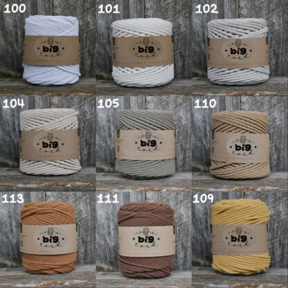 5mm braided cord (102) as Linen - Image 2