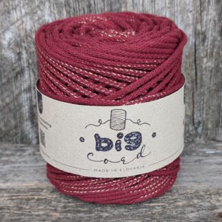 braided cord burgundy