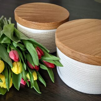 wooden lid