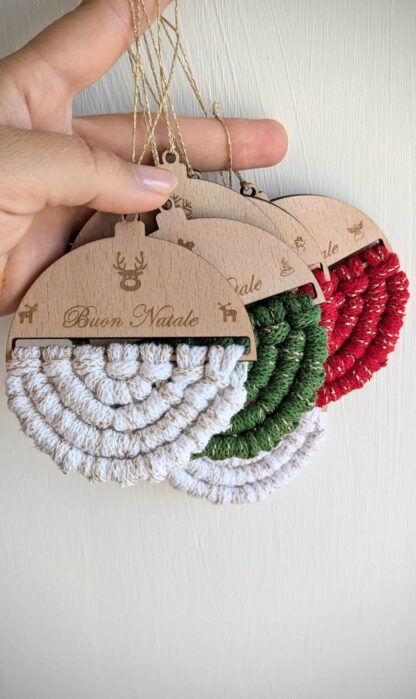 DIY KIT - Buon Natale - macrame - Image 3