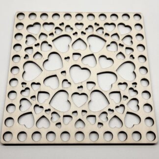VALENTINE'S edition - Crochet stand 17cm SQUARE