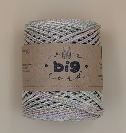 3mm braided cord (038) Meadow with Glitter