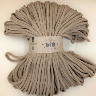 9mm braided cord (110) as Sandstone