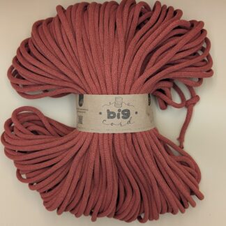 9mm braided cord (116) as Terracotta