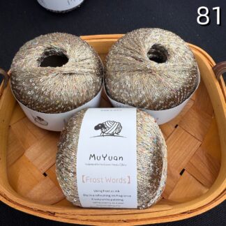 Yarn with mini sequins -more variants